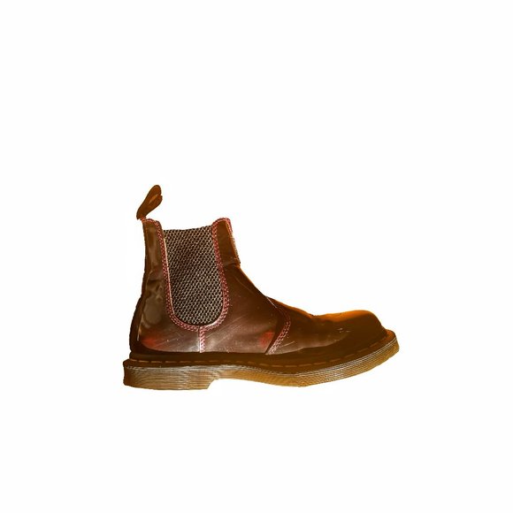 Cherry Red Dr. Martens 2976 Chelsea Boots - Picture 1 of 6